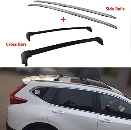 ANTS PART 4Pcs Roof Rack Side Rails Cross Bars for Honda CRV CR