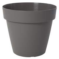 Plastecnic Mymood Vaso 40cm, 24L Grigio Fumo