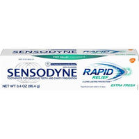 Sensodyne Rapid Relief Toothpaste Extra Fresh - 3.4 OZ (96.4g)DLC:02/22