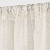 84"x54" Sheer Curtain Panel Natural Linen - Threshold™