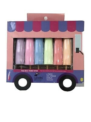 Yoobi  6 Pack Ice Cream Chalk