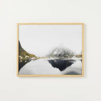 30" x 24" Mirror Lake Framed under Glass - Threshold™ designed with Studio McGee