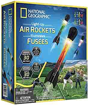 National Geographic Light Up Air Rockets Activity Set