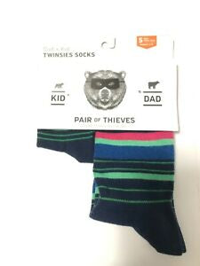 Pair of Thieves Dad and Kid Twinsies Sock Set Men's (8-12)