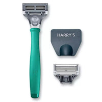 
              Harry's Men's Razor with 2 Razor Blades - Forest Green
            