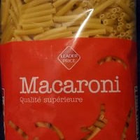 Macaroni qualité supérieure - Leader Price - 1 kg DLC: AOÛT/2023