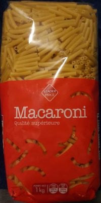 Macaroni qualité supérieure - Leader Price - 1 kg DLC: AOÛT/2023