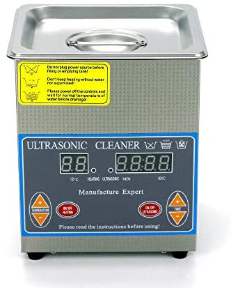 Ultrasonic Cleaner, 2 L Professional Digital Stainless Steel 60W