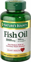 Natures Bounty Fish Oil 1000mg 145 rapid release DLC: DLC: DEC24