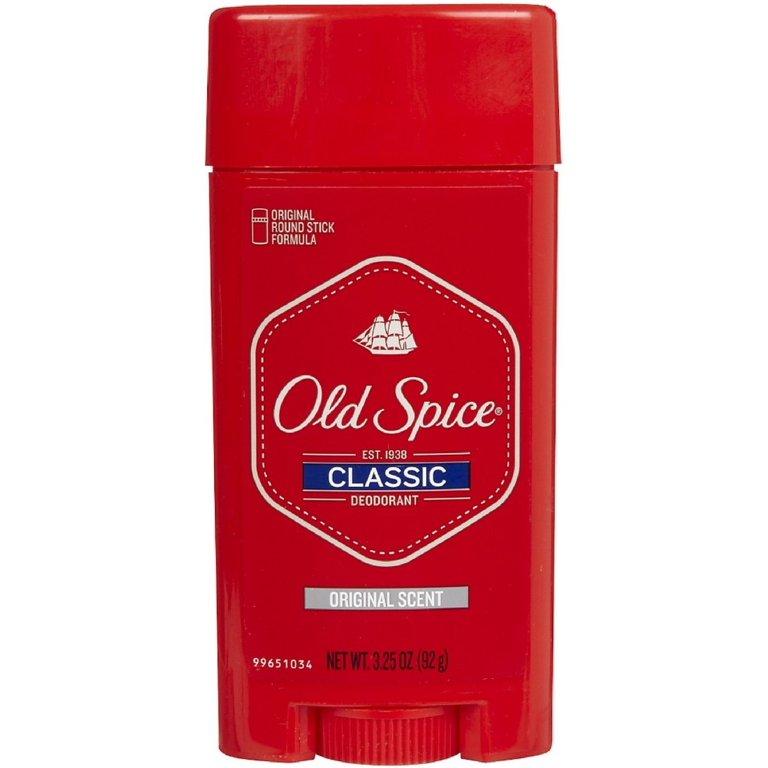 Old Spice Classic Deodorant Stick, Original 3.25 oz