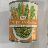 Petits pois & carottes  Fleurs des Champs 800g DLC: 30-JUIN25