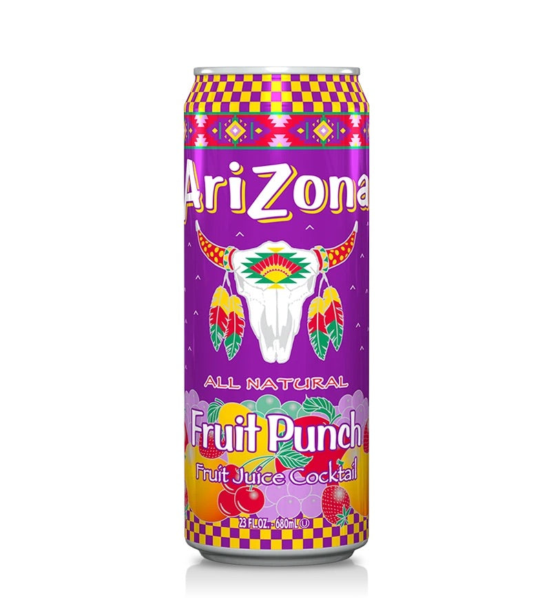 Arizona Iced Tea Fruit Punch 650mL DLC: Déc 2024