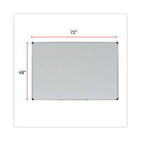 
              Magnetic Steel Dry Erase Board, 120cm X 180cm White, Aluminum Frame
            