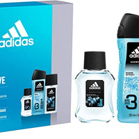 Adidas Ice Dive 4pc Après Rasage - Gel Douche 3 en 1 - Parfum Corps