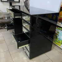 Dresser With Mirror - Black, Beech, Mahogany Or White