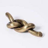 Decorative Metal Knot Figurine with Cast Gold - Threshold™ designed with Studio McGee