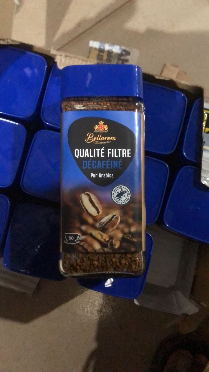 qualite filtre décaféiné pur arabica 50g DLC: 08/24