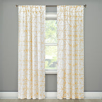 CURTAIN PNLS P62 ZIG ZAG WHEAT NEW