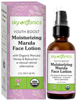 
              Sky Organics Youth Boost - Marula moisturizing facial lotion certified by the organic USDA to moisturize, nourish and increase shine, 2 liquid ounces
            