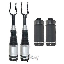 4 Pieces 11-16 Jeep Grand Cherokee Front And Rear Suspension Springs Pneumatic Suspension And Shock Absorber