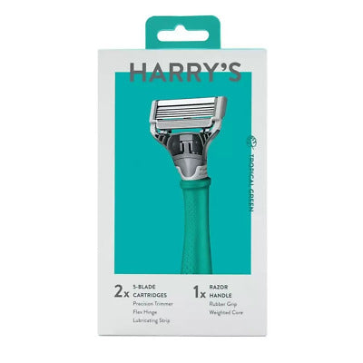 Harry's Men's Razor with 2 Razor Blades - Forest Green