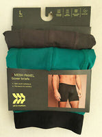 
              3 Mesh Panel Boxer Briefs ,Size : L 36-38
            