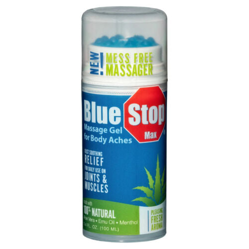 Blue Stop Max Massage Gel - 3.4 fl oz(100mL)