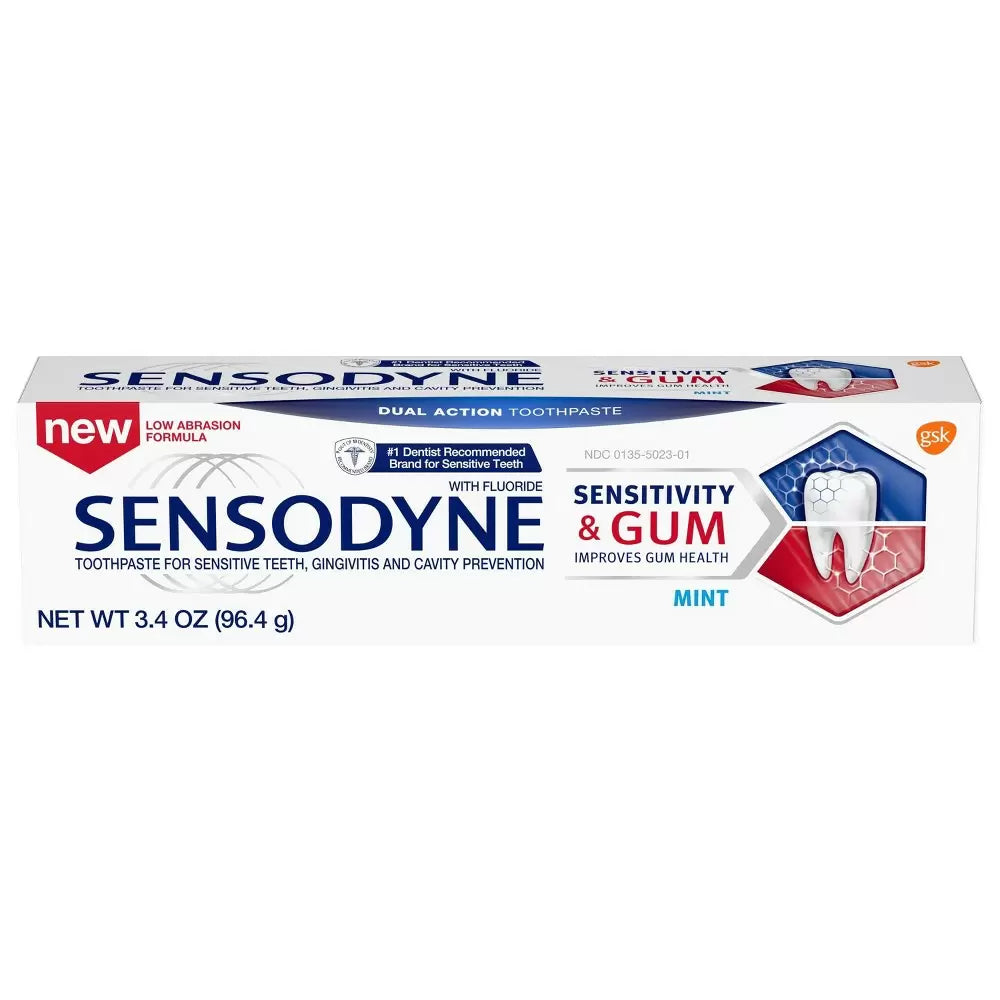 Sensodyne Sensitivity & Gum Sensitive Toothpaste 3.4 Oz DLC: AOÛT23