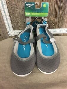 Speedo Toddler Water Shoes XL- Gray