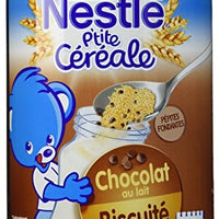 Nestlé Bébé P'tite Céréale Chocolat au Lait Biscuité dès 12 mois 400g - Lot de DCL: JUIN/21