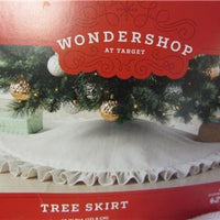 Lurex Tree Skirt Ivory - Wondershop, Sour Cream