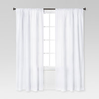 95"x54" Farrah Curtain Panel White - Threshold™