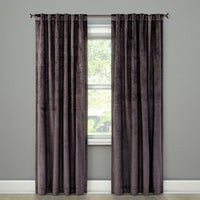 95"x54" Curtain Panel Velvet Gray - Project 62™