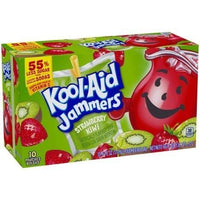 Kool-Aid Jammers Strawberry Kiwi Flavor, 10 Ct. 177mL DLC