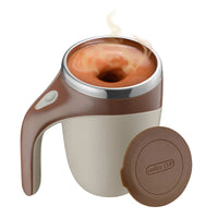 Tasse à café à remuer automatique  avec couvercle Tasse à café à remuer magnétique automatique de 380mL