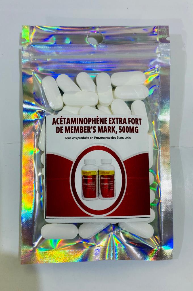 Acétaminophène Extra Fort de Member’s Mark 500mg (50Ct.) DLC: 06/2024