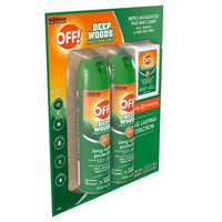 
              Répulsif pour insectes Deep Woods, sprays aérosol de 2-9 oz + 10 Deep Woods OFF ! Serviettes
            