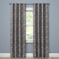 84"x50" Modern Stroke Blackout Curtain Panel Gray - Project 62™