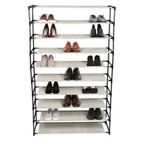 
              Simplify 10 Tier 50 Pair Freestanding Shoe Rack
            