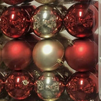 50ct Ornament Set 70mm Red/Gold - Wondershop