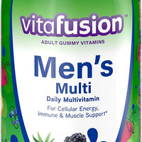 vitafusion Gummy Vitamins for Men, Berry Flavored Daily Multivitamins for Men, 150 Count DLC; 04/23