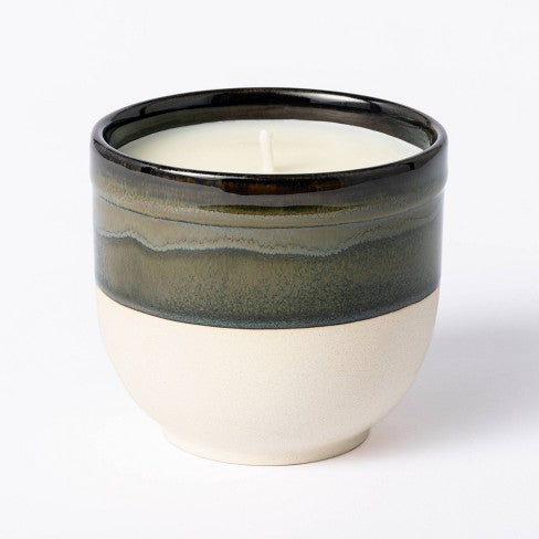 Citornella Ceramic Clay 1 Wick Candle Glossy Gray - Threshold™ designed with Studio McGee