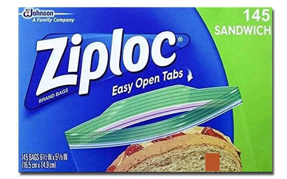 Ziploc Sandwich Bags, 6.5 x 5.875-Inch (16.5 cm x 14.9 cm) Pack of 290