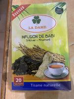 
              LA DAME Infusion de Babi ( Vétiver - Kamaré)
            