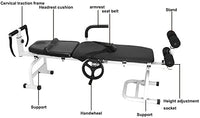 
              ZJDU Lit De Traction De Massage,Civière Cervicale Multifonctionnelle,Les Os De Traction Lombaire De Colonne Vertébrale Cervicale S'Étirant Redressent Le Dispositif De Tableau De Courbure
            