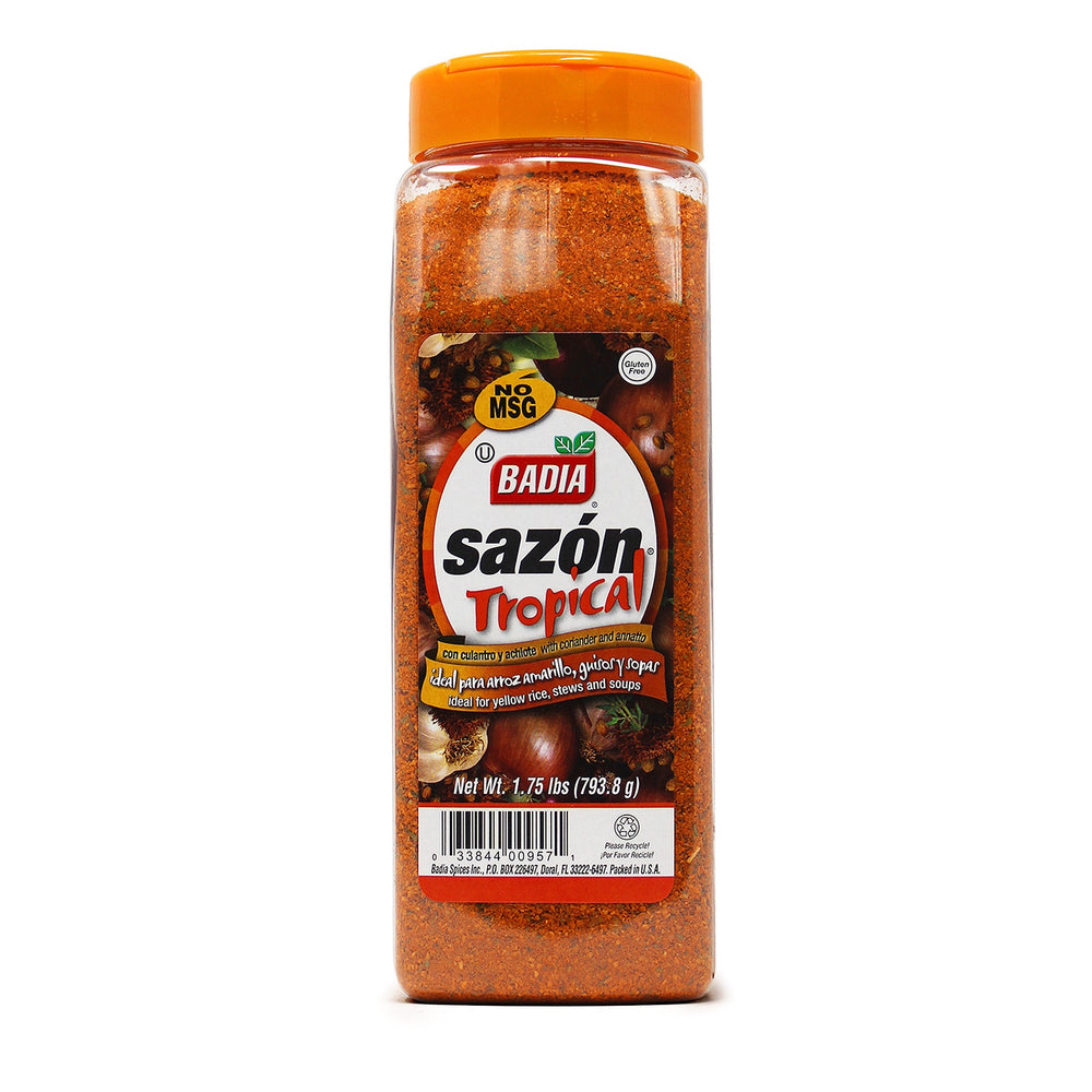 Sazón Tropical® with Coriander & Annatto - 1.75 lbs - Badia Spices 793.8g/ DLC:11/28