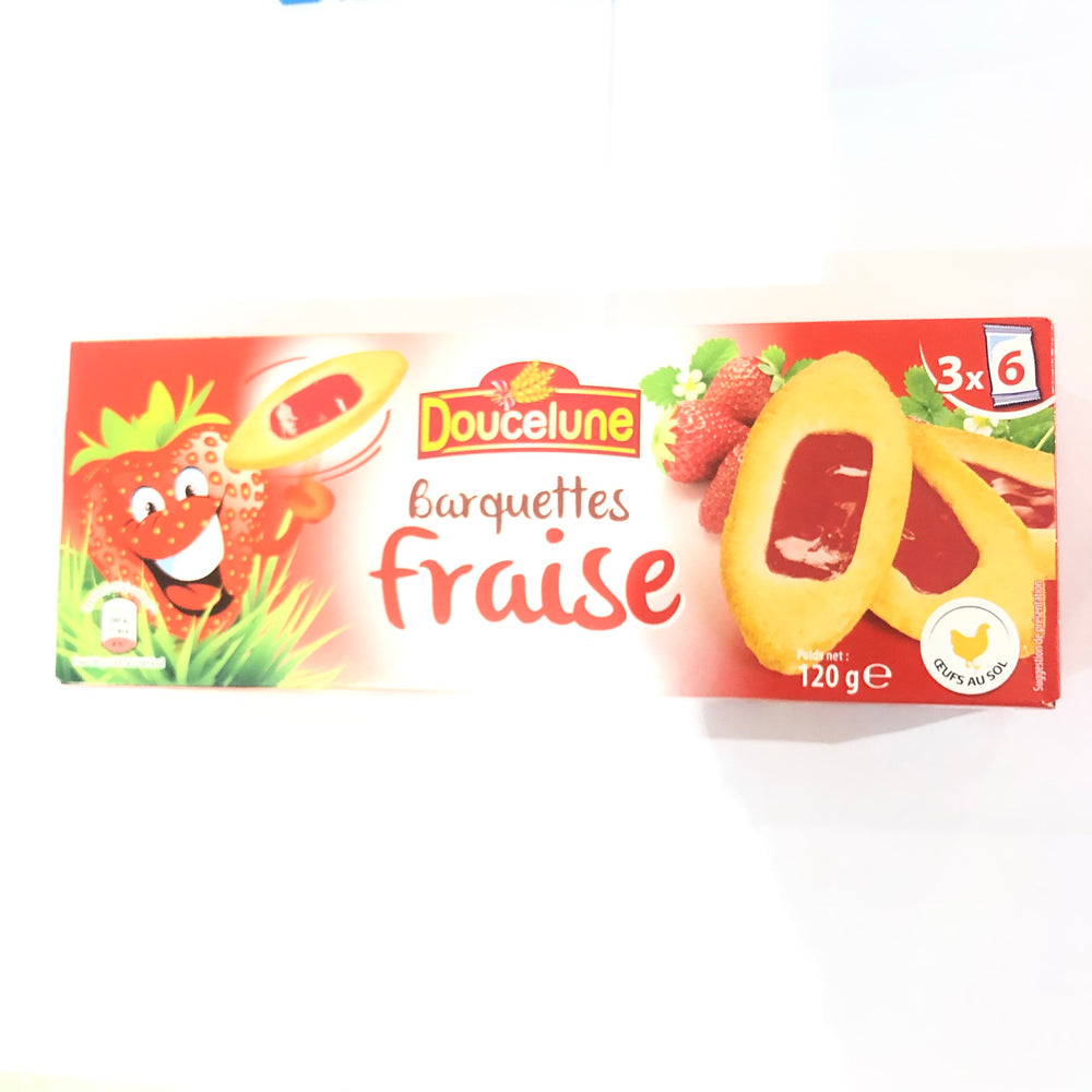 Barquettes Fraise 120g - Doucelune - 120 g DLC: FEV/2021