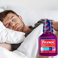 TYLENOL® Extra Strength Severe Cough + Sore Throat Night Liquid 240mL DLC: Mai25