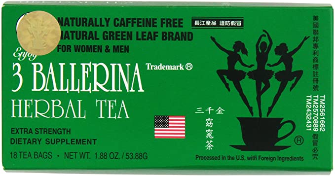 3 Ballerina Herbal Tea 1.88 Oz DLC : 12 Déc2025