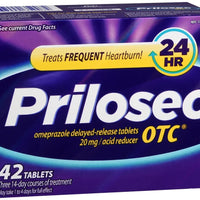 Prilosec OTC 24 Hour Heartburn Relief Tablets, 20 mg - 42 ct DLC: 01/2025